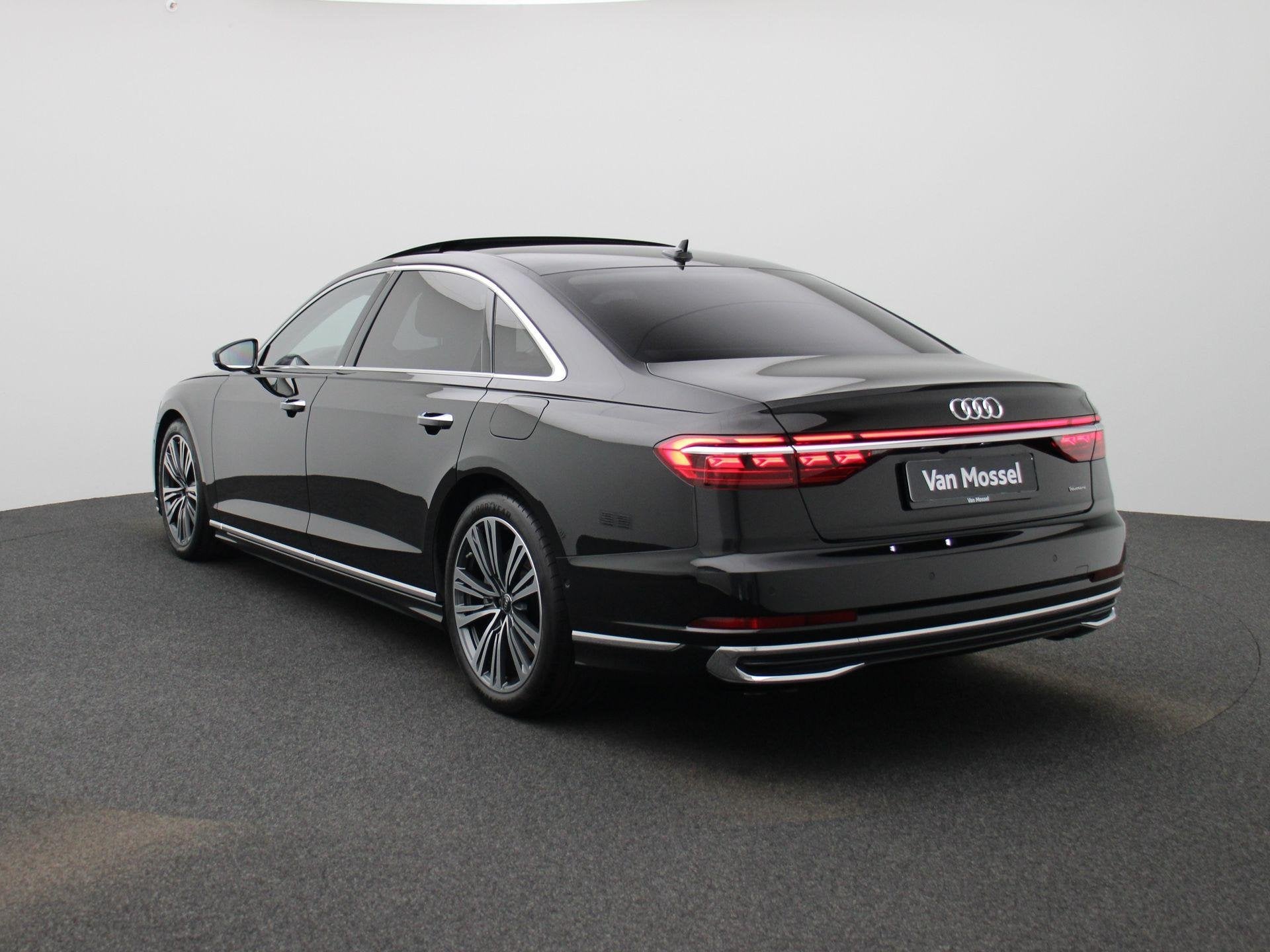 Audi A8 60 TFSI e quattro Lang 462 PK, Auto's, 12 maanden, Gebruikt, 2995 cc, Leder