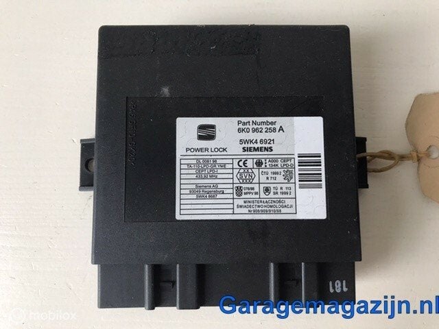 Comfortmodule siemens Seat Ibiza  6K0962258A, Gebruikt, Ophalen of Verzenden, Seat, Seat