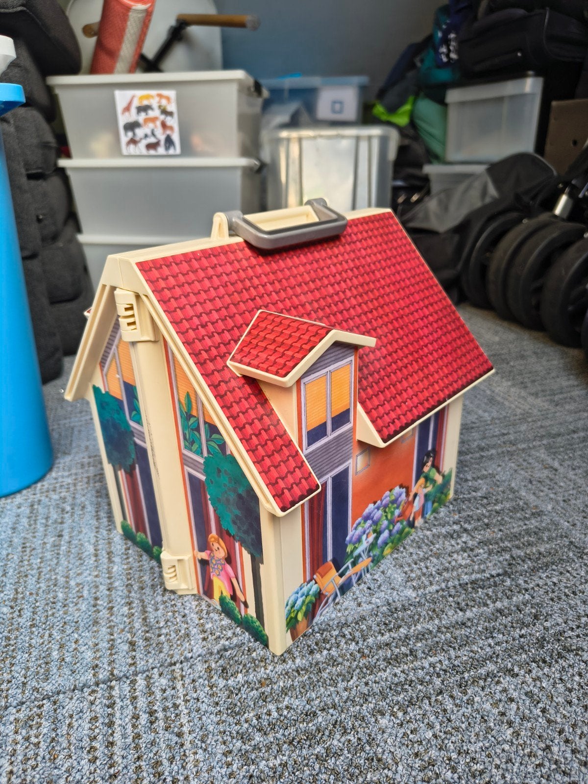 Playmobil Meeneem Huis met complete inrichting, Ophalen of Verzenden, Gebruikt, Poppenhuis