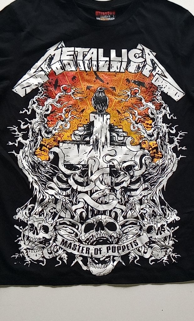 Metallica nieuw shirt master of puppets maat   M + backprint, Verzenden, Nieuw, Kleding