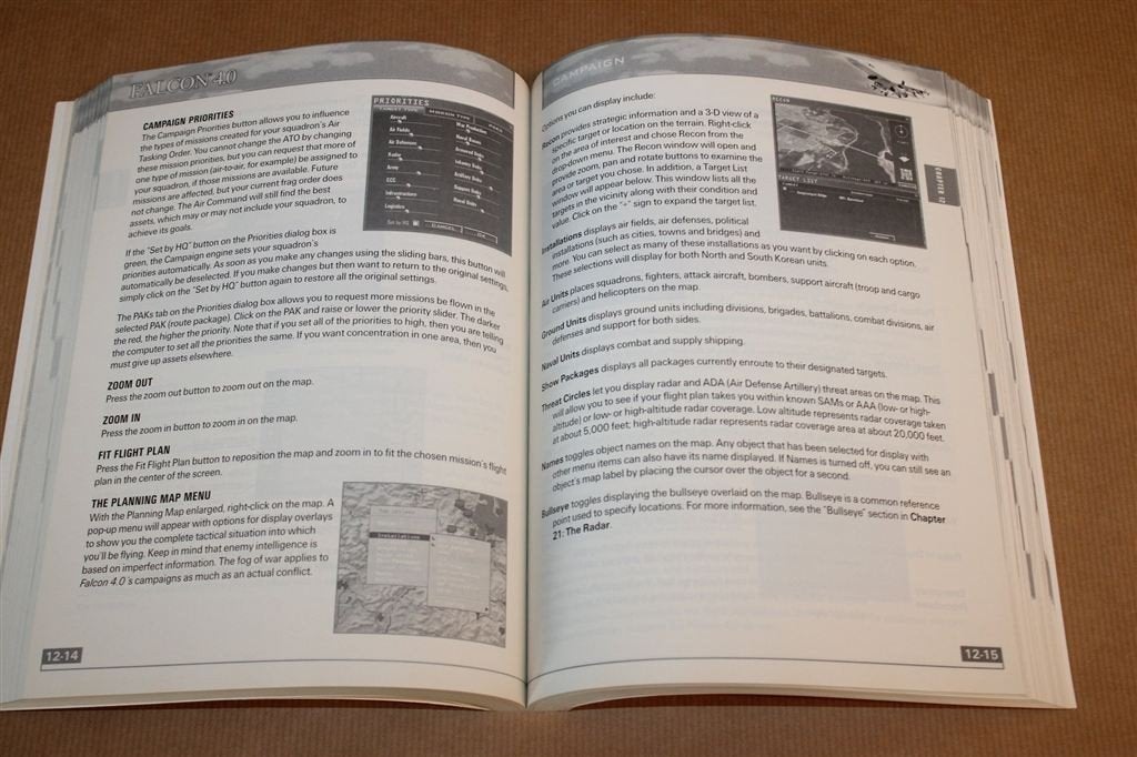 Falcon 4.0 — F-16 Flight Simulator Handleiding 1998 [EN], Gebruikt, -, -, 1 speler