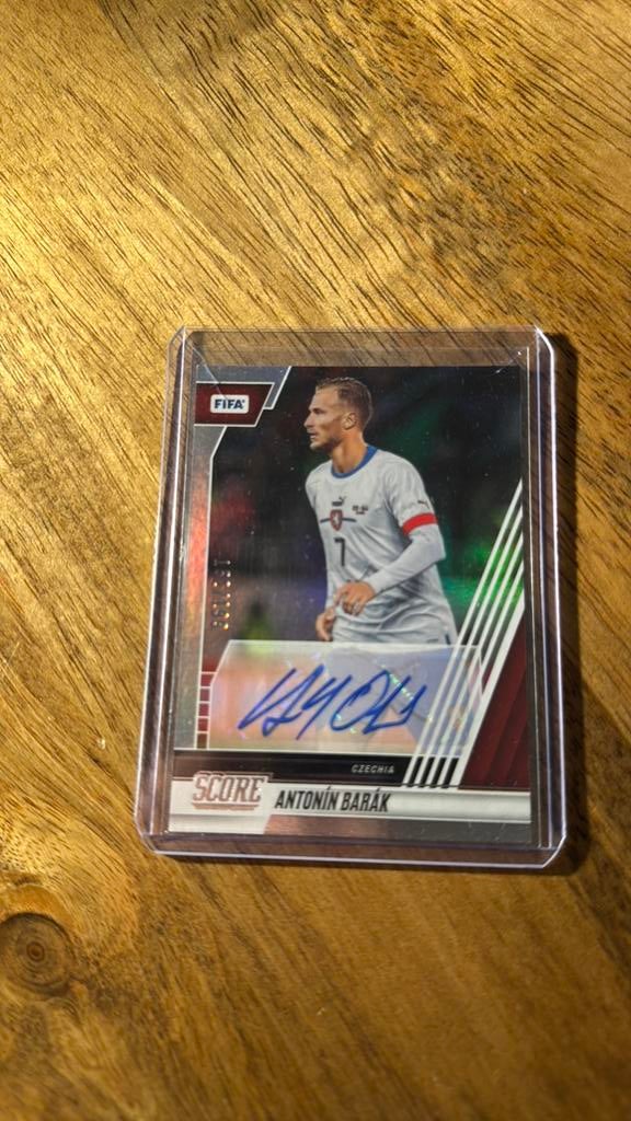 Barak /199 Autograph Panini Score, Ophalen of Verzenden, Zo goed als nieuw, Plaatje