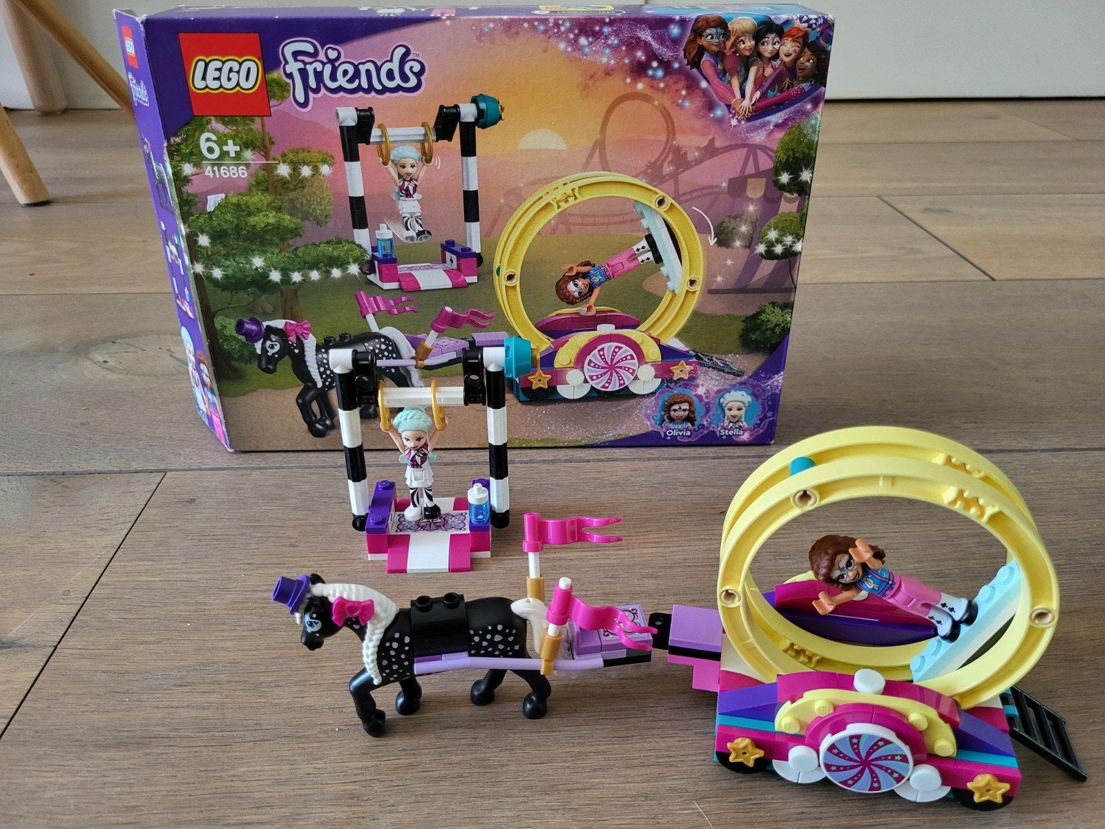 LEGO Friends 41686 Magische Kermis Acrobatiek, Ophalen of Verzenden, Zo goed als nieuw