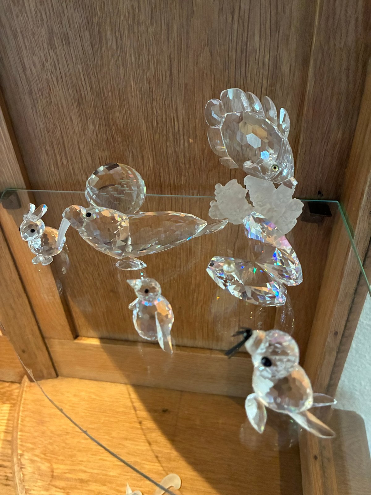 Collectie van 7 Swarovski beeldjes, Verzamelen, Ophalen of Verzenden, Zo goed als nieuw, Figuurtje
