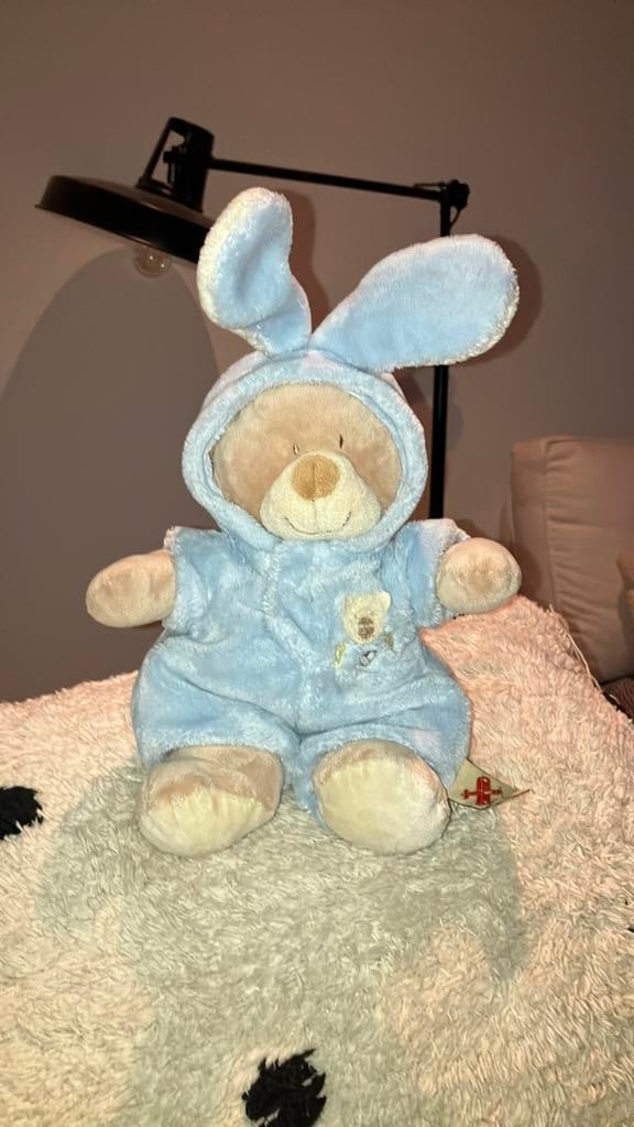 Nicotoy beer konijnenpak, Kinderen en Baby's, Speelgoed | Knuffels en Pluche, Ophalen of Verzenden, Zo goed als nieuw, Beer