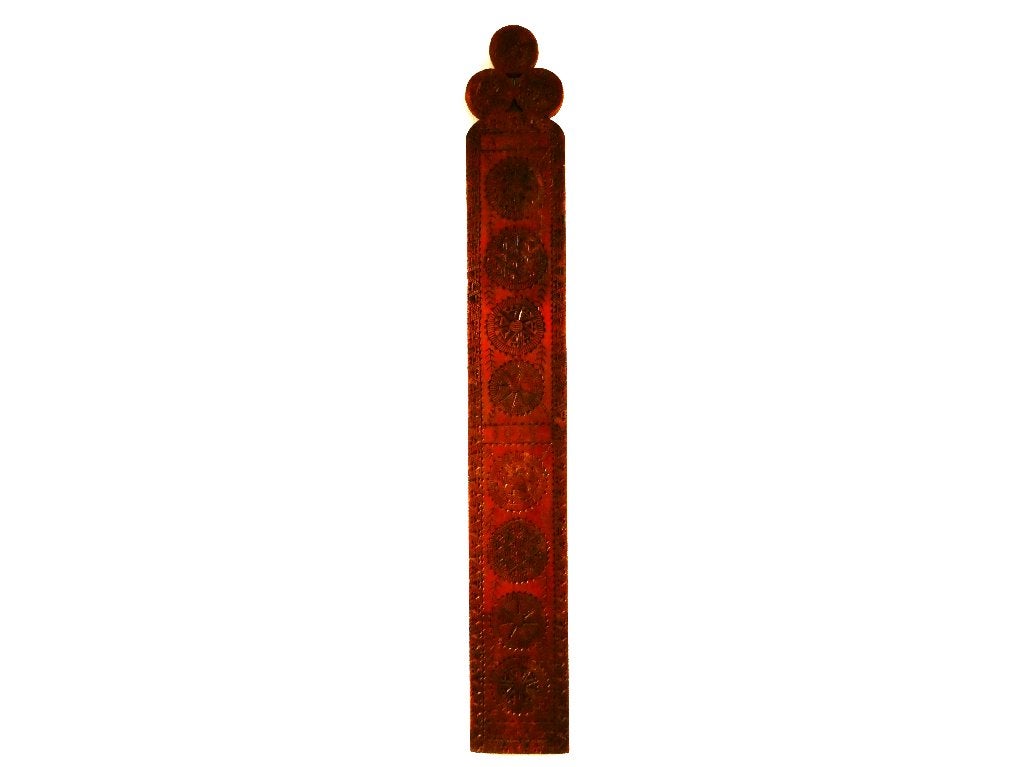 Mangelplank Anno 1922 Marken Fries kerfsnede geometrisch, Overige onderwerpen, Houtsnijwerk, Handgemaakt, Hout
