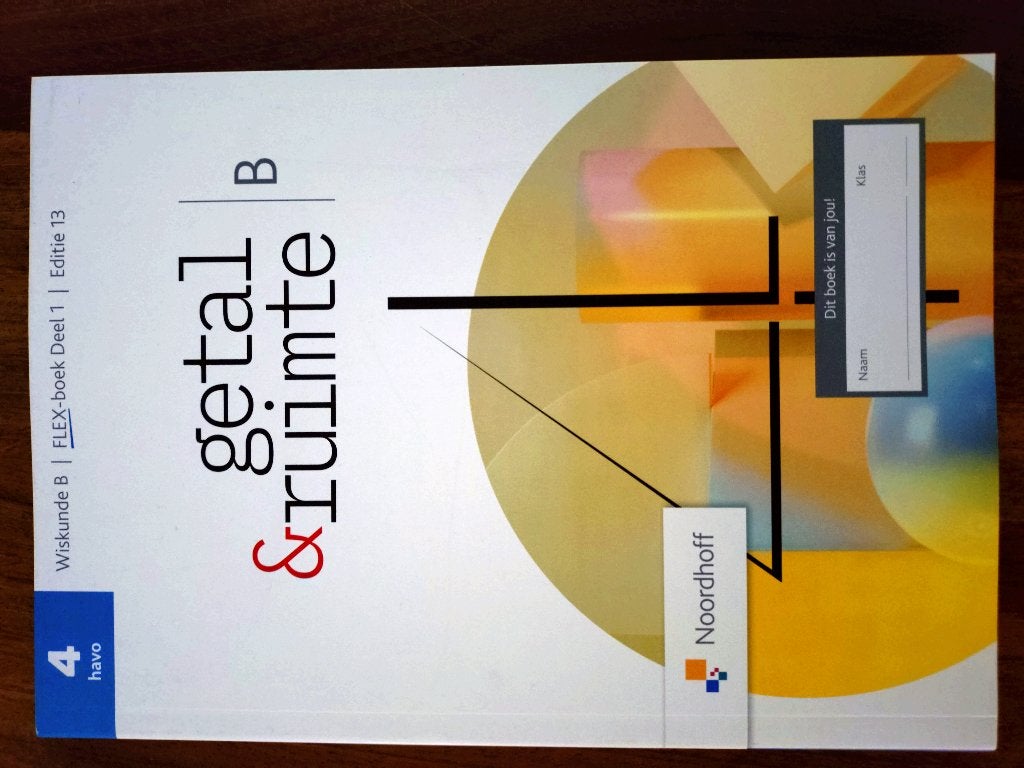 GETAL EN RUIMTE - 13E EDITIE  4 HAVO WISKUNDE A DEEL 2, Boeken, Schoolboeken, Verzenden, Zo goed als nieuw, HAVO, Wiskunde A
