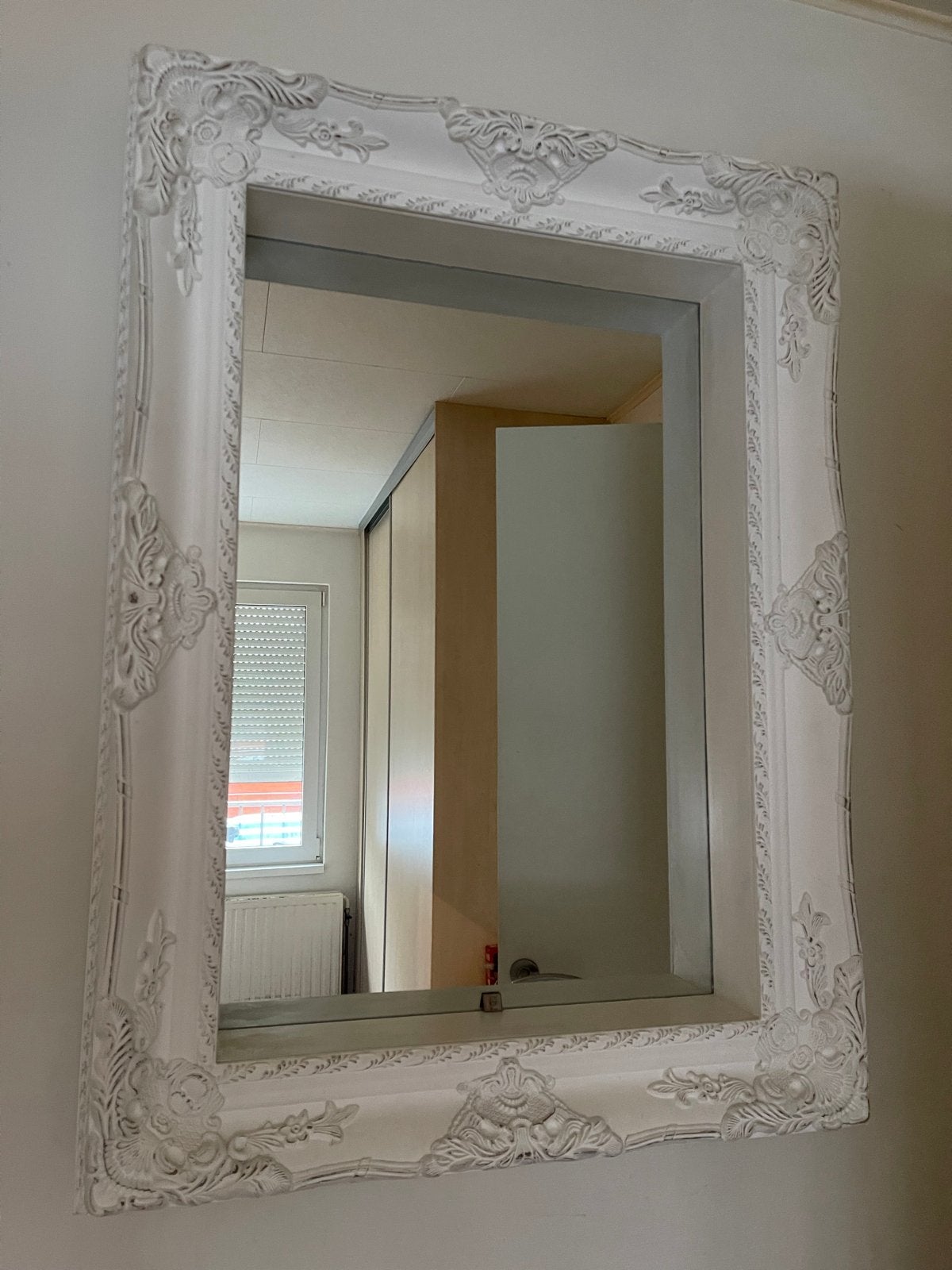 Riviera Maison Hampton Spiegel 115x85 cm, Huis en Inrichting, Woonaccessoires | Spiegels, Ophalen, 100 tot 150 cm, Zo goed als nieuw