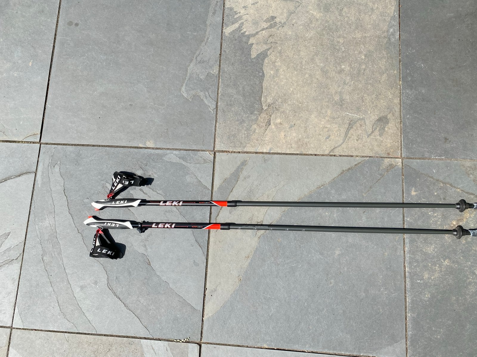 Leki  Nordic walking stokken, max. 130 cm, Sport en Fitness, Bergsport en Wandelen, Gebruikt, Wandelstok, Ophalen of Verzenden