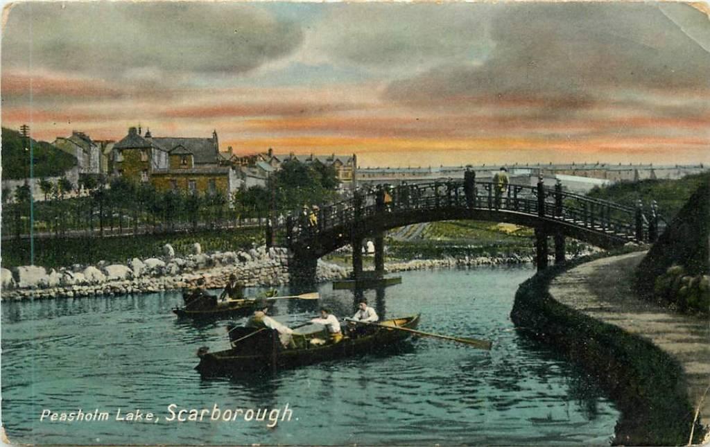 381-238-037 Scarborough Peasholm Lake, Verzenden, Voor 1920, Engeland