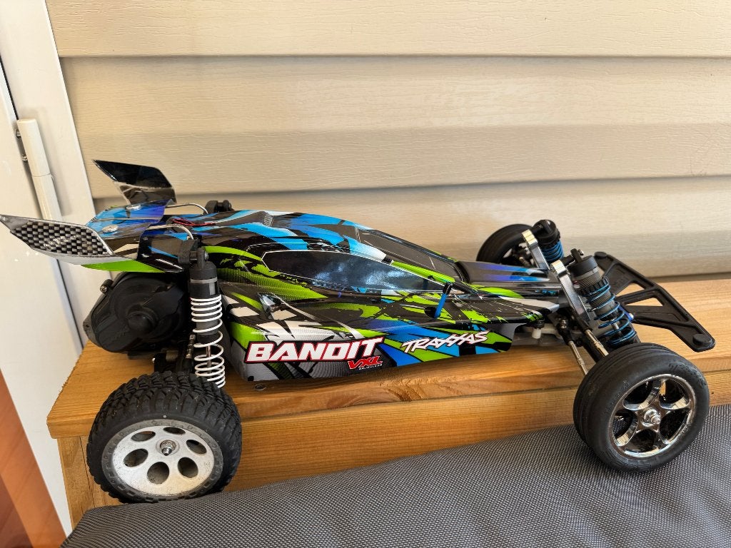 Traxxas bandit VXL roller, Hobby en Vrije tijd, Elektro, Auto offroad, Ophalen of Verzenden, Zo goed als nieuw