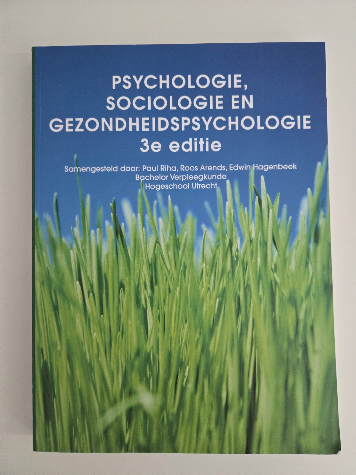 Psychologie, Sociologie en Gezondheidspsychologie 3e ed., Paul Riha, Roos Arends, Edwin Hagenbeek, Zo goed als nieuw, Gamma, HBO
