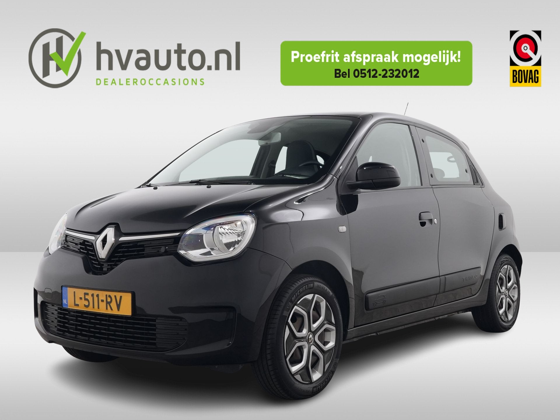 Renault Twingo 1.0 SCE 65 COLLECTION | Airco | Regen/lichtse, Auto's, Dealer onderhouden, Gebruikt, 4 stoelen, Origineel Nederlands