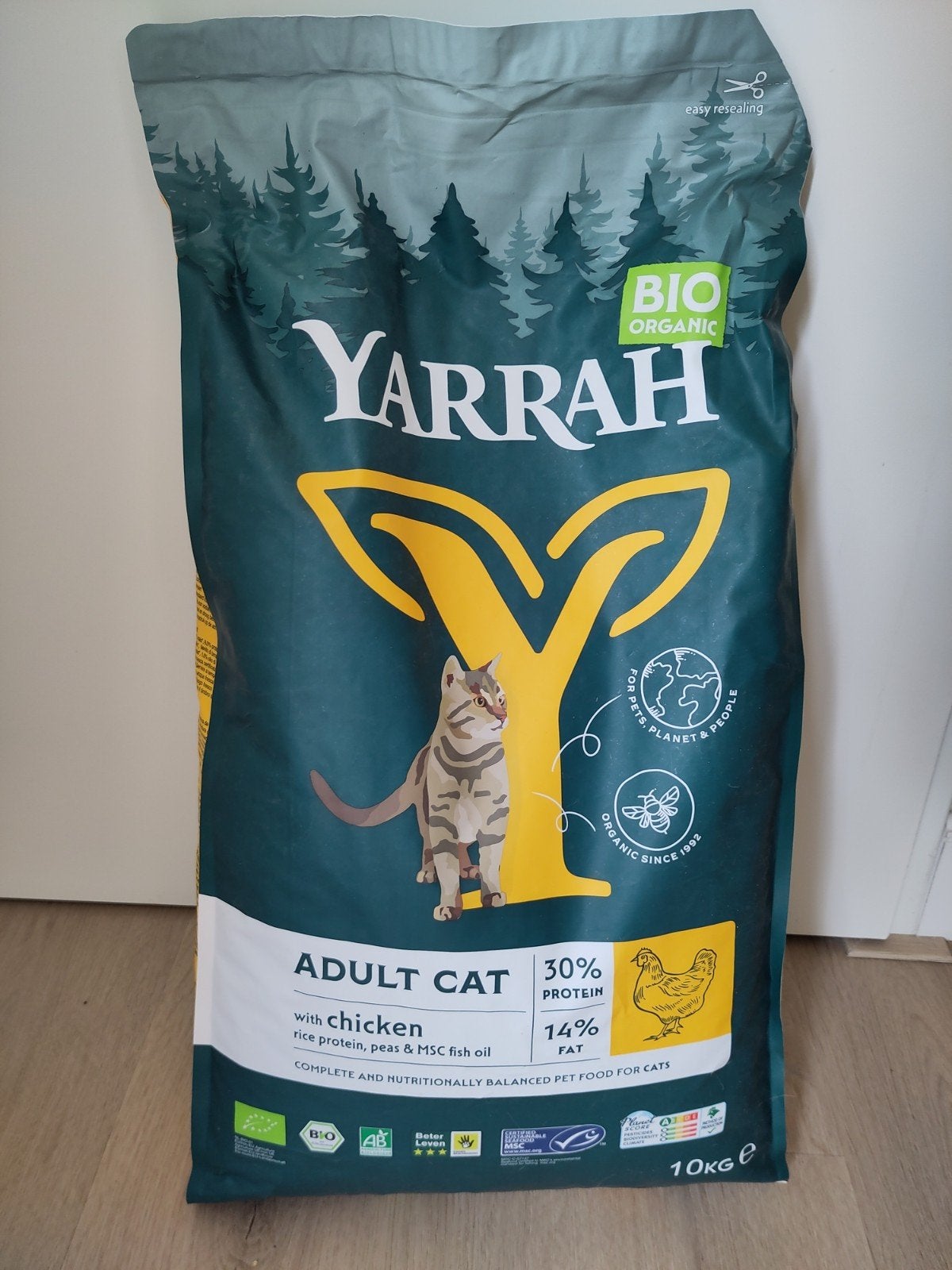10 kg biologisch kattenvoer, ongeopend, Ophalen, Kat
