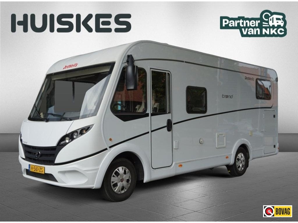 Dethleffs Trend I 6617 Lengte bed, woonairco, Elec. Fietsdra, Caravans en Kamperen, Campers, Integraal, Ringverwarming, Fiat, Hagelvast dak