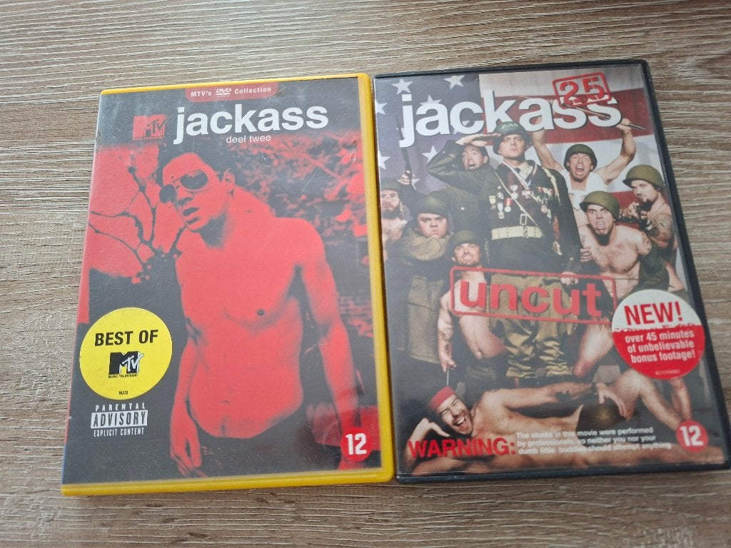 Jackass DVD's, Engels, Nederlands, Ophalen of Verzenden, Zo goed als nieuw