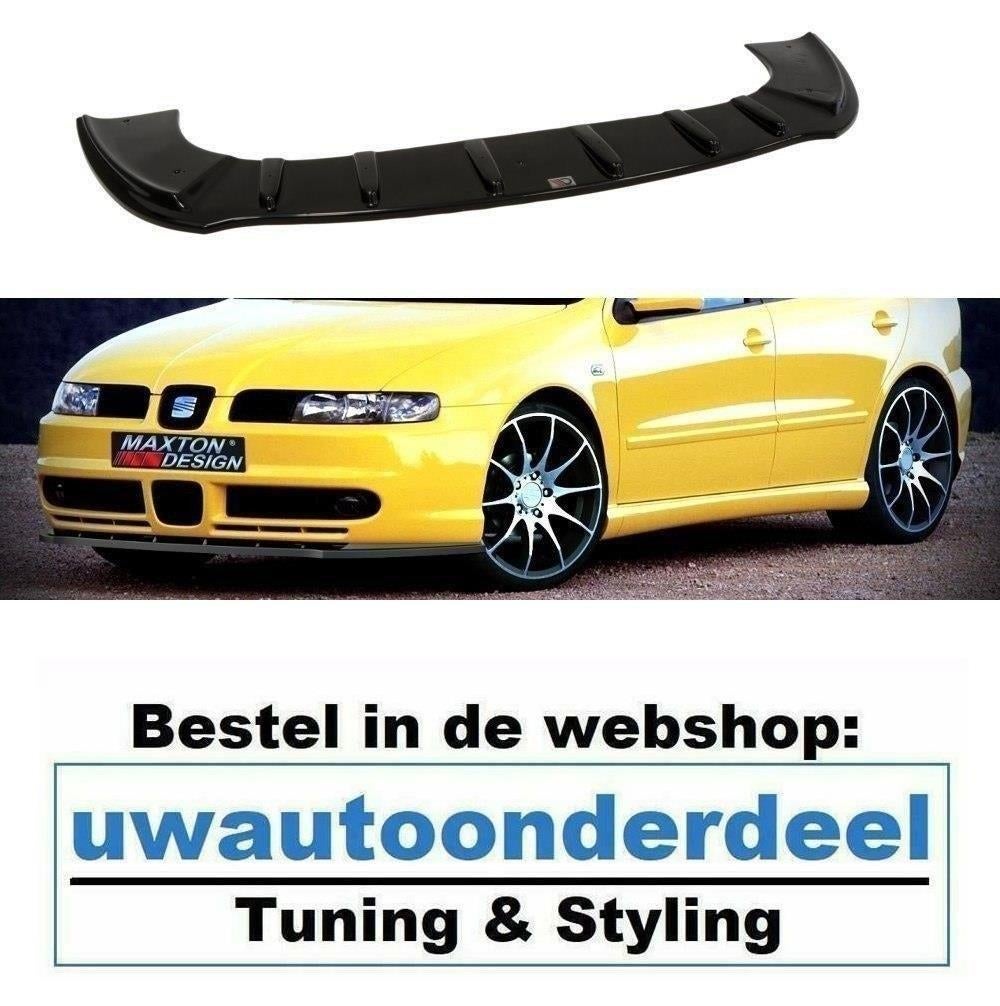 Maxton Spoiler Voorspoiler Lip Splitter Voor Seat Leon Mk1, Verzenden