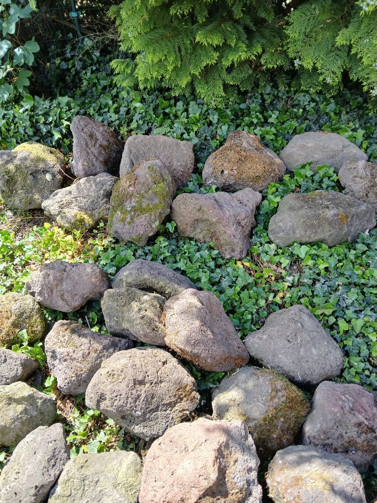 Lavastenen, Ophalen, Gebruikt, Bruin, Lava