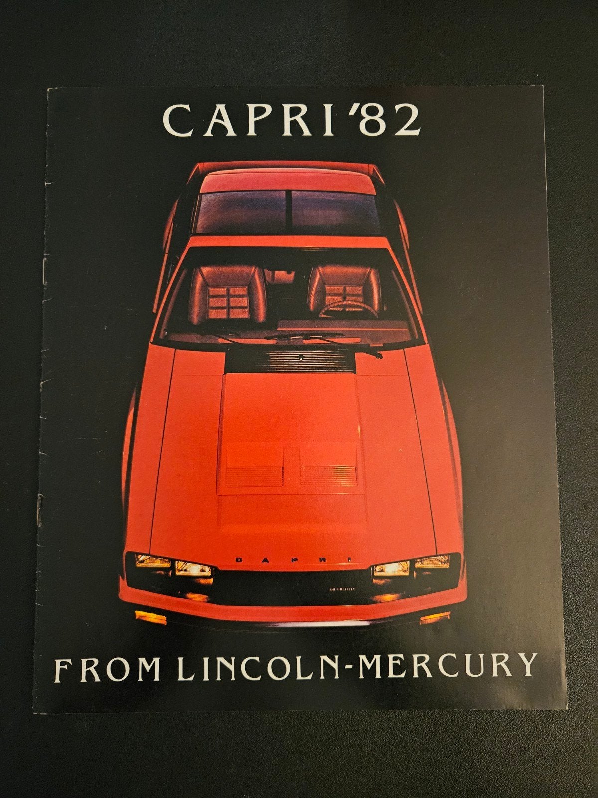 Brochure Mercury Capri 1982 USA, Ophalen of Verzenden, Zo goed als nieuw, Overige merken