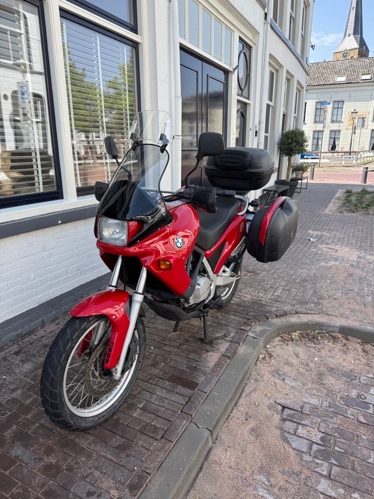 BMW F650 Funduro 35kW met 3-delige kofferset, Motoren, Gebruikt, Particulier, Meer dan 35 kW, Enduro