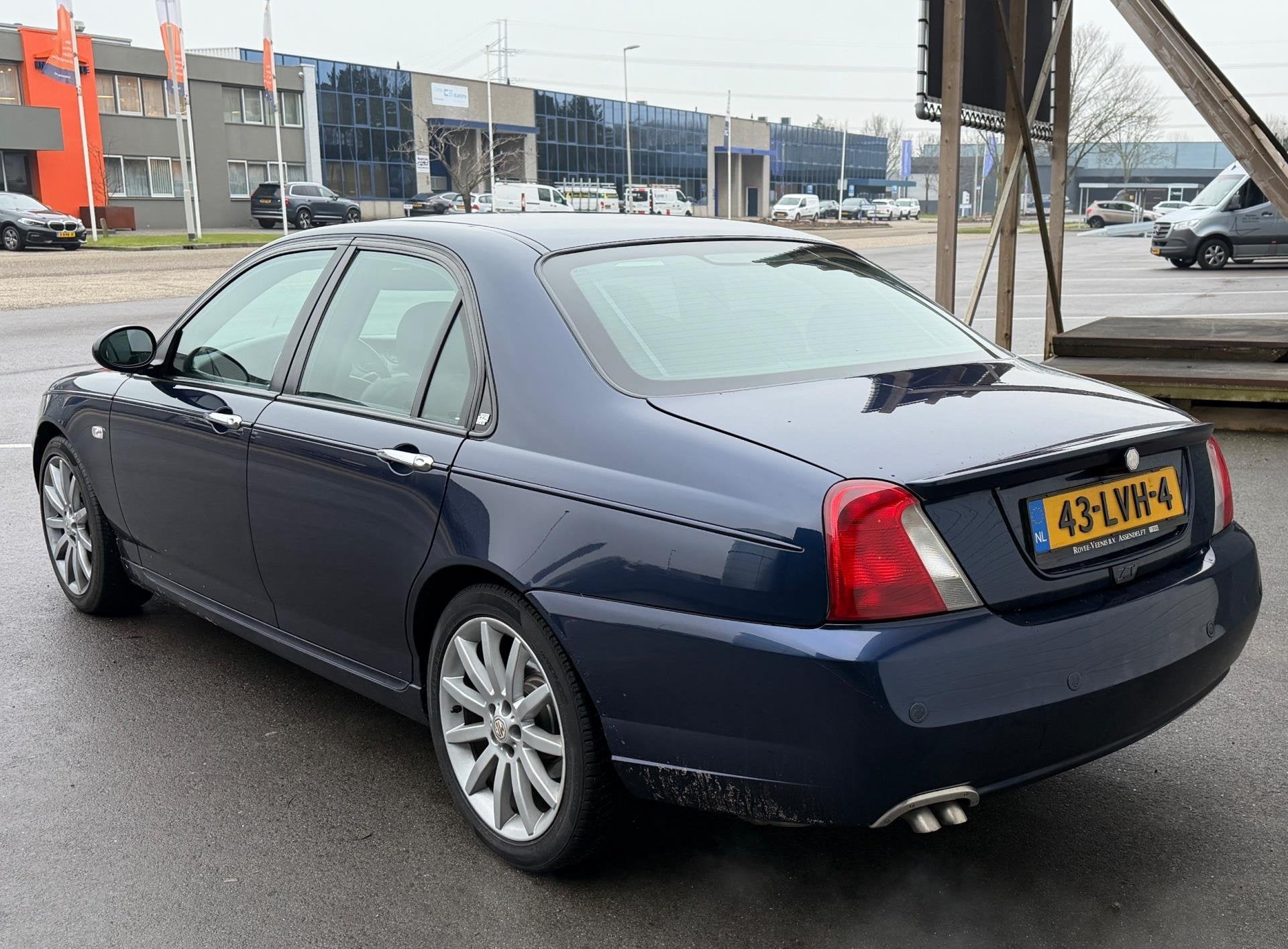 MG ZT 2.0 CDTi 135 CRUISE/CLIMA/UNIEK!/SPORT/LEDER, Auto's, Voorwielaandrijving, Zwart, 4 cilinders, Blauw