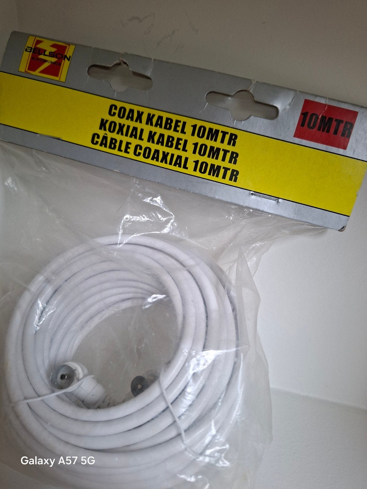 Nieuwe Coax Kabel 10 Meter, Ophalen, Nieuw, 10 meter of meer, Coaxiale kabel