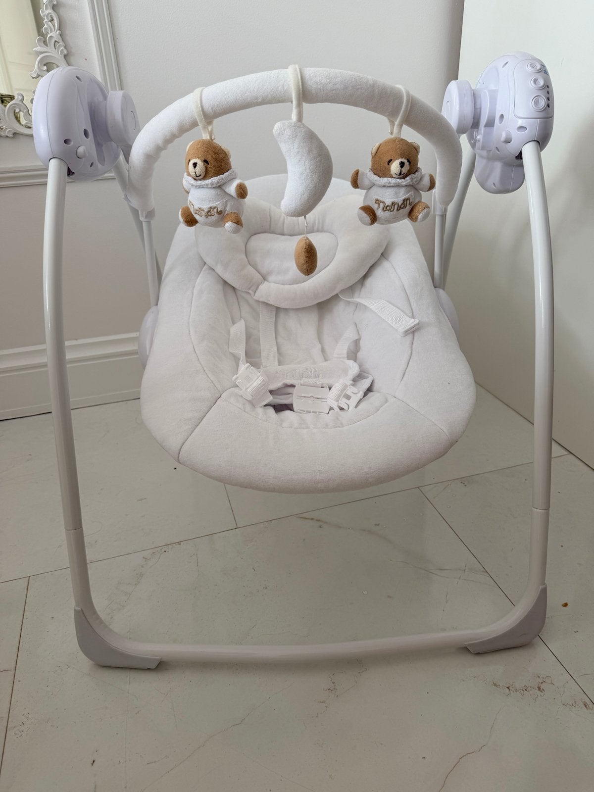 Nanan Baby Schommelstoel met Muziek en Speeltjes, Ophalen of Verzenden, Zo goed als nieuw