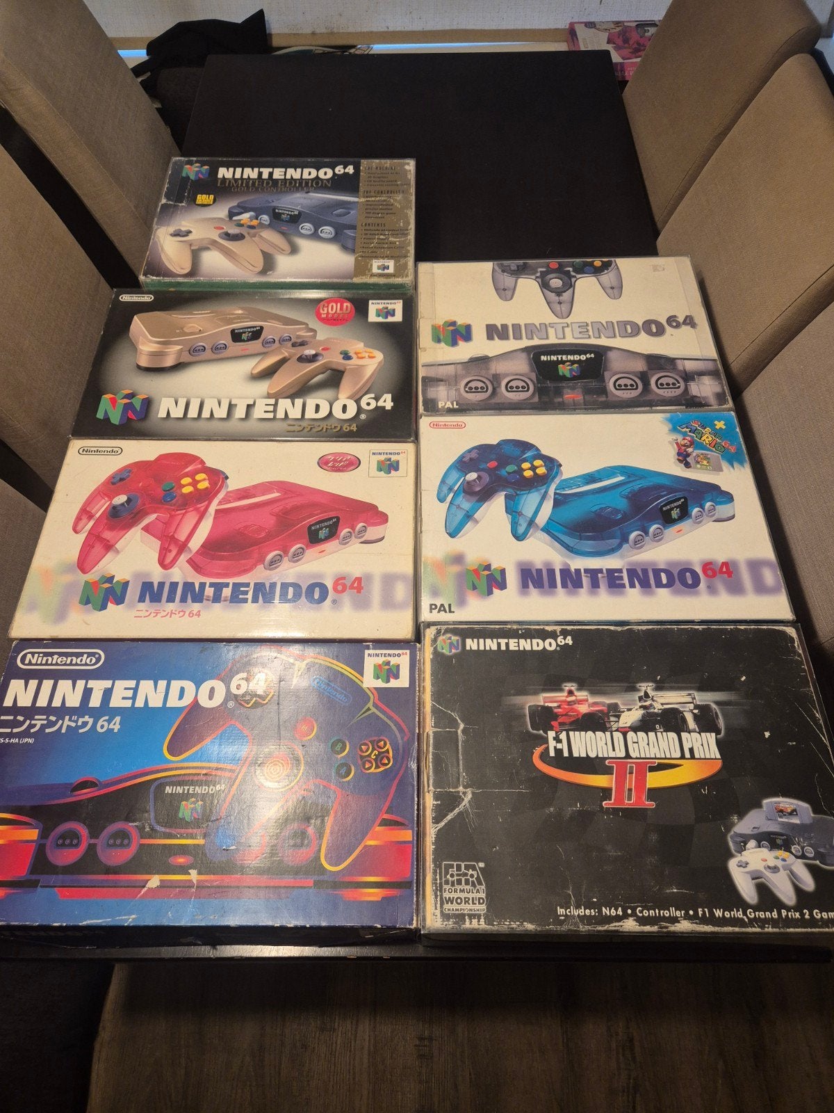 7 varianten nintendo 64, Spelcomputers en Games, Ophalen of Verzenden