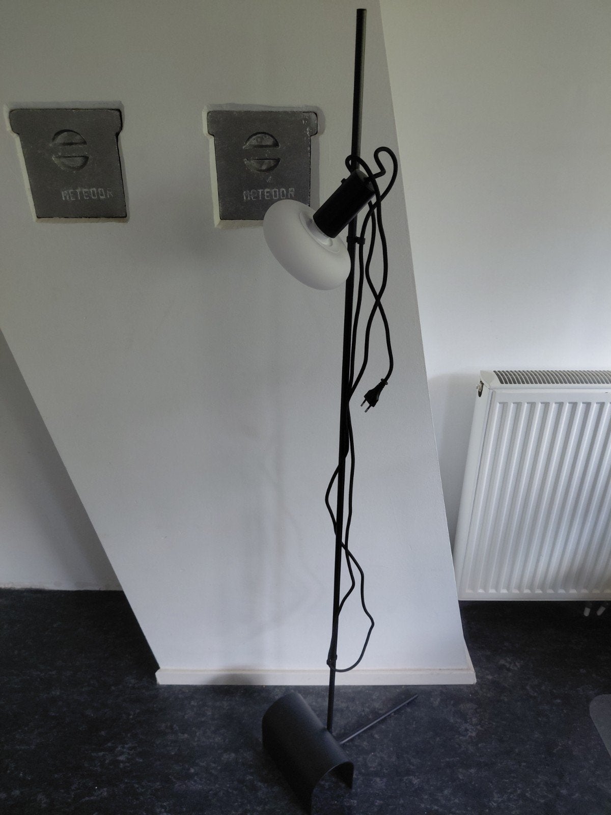 Harslinga Ikea vloerlamp inclusief lichtbron, Gebruikt, Metaal, Modern, 150 tot 200 cm