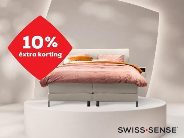 Swiss Sense boxsprings 10% extra kortingsvoucher, Eén persoon, Kortingsbon, Warenhuis- of Winkelbon