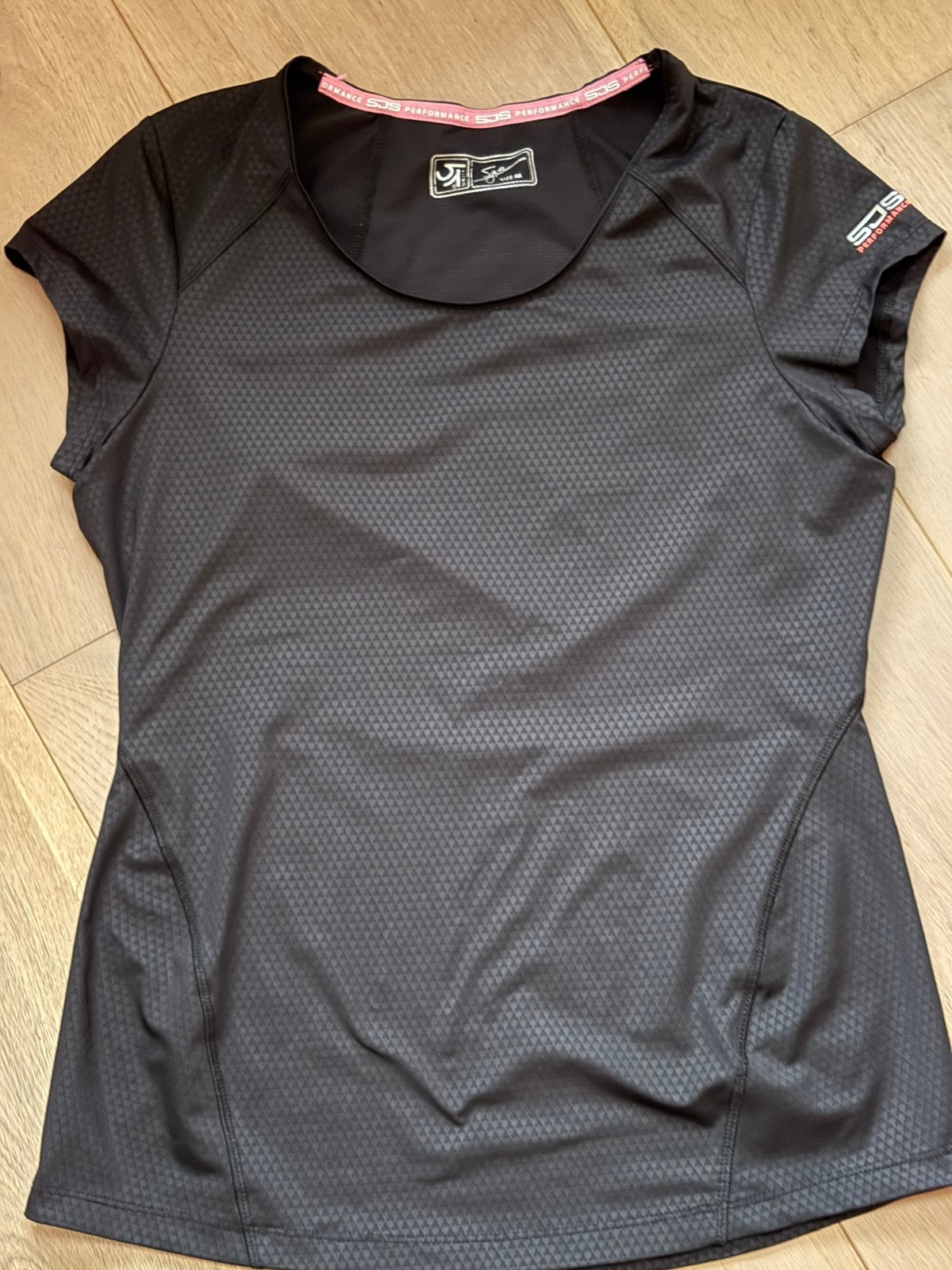 Sjeng sport shirt mt M Brizzy, Maat 38/40 (M), Verzenden, Zwart, Zo goed als nieuw