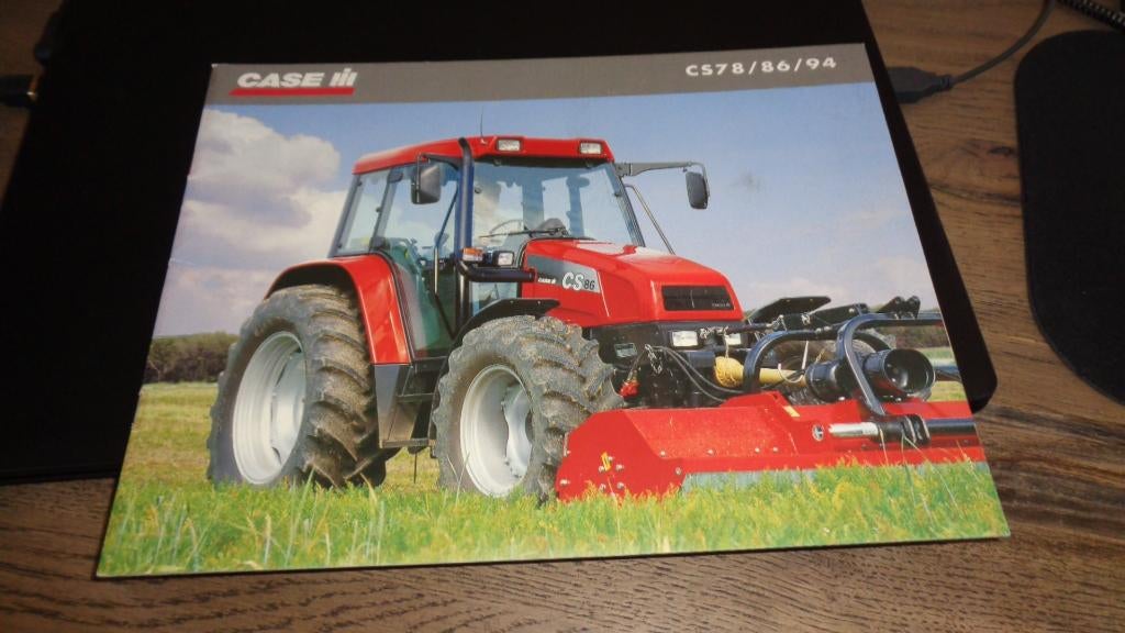 Folder CASE IH  modellen  CS78 / 86 / 94, Verzenden, Zo goed als nieuw, Overige merken