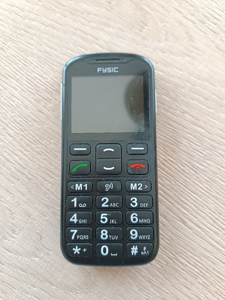 Mobiele telefoon seniorentelefoon Fysic F10, Ophalen of Verzenden, Klassiek of Candybar, Zonder simlock, Zonder abonnement