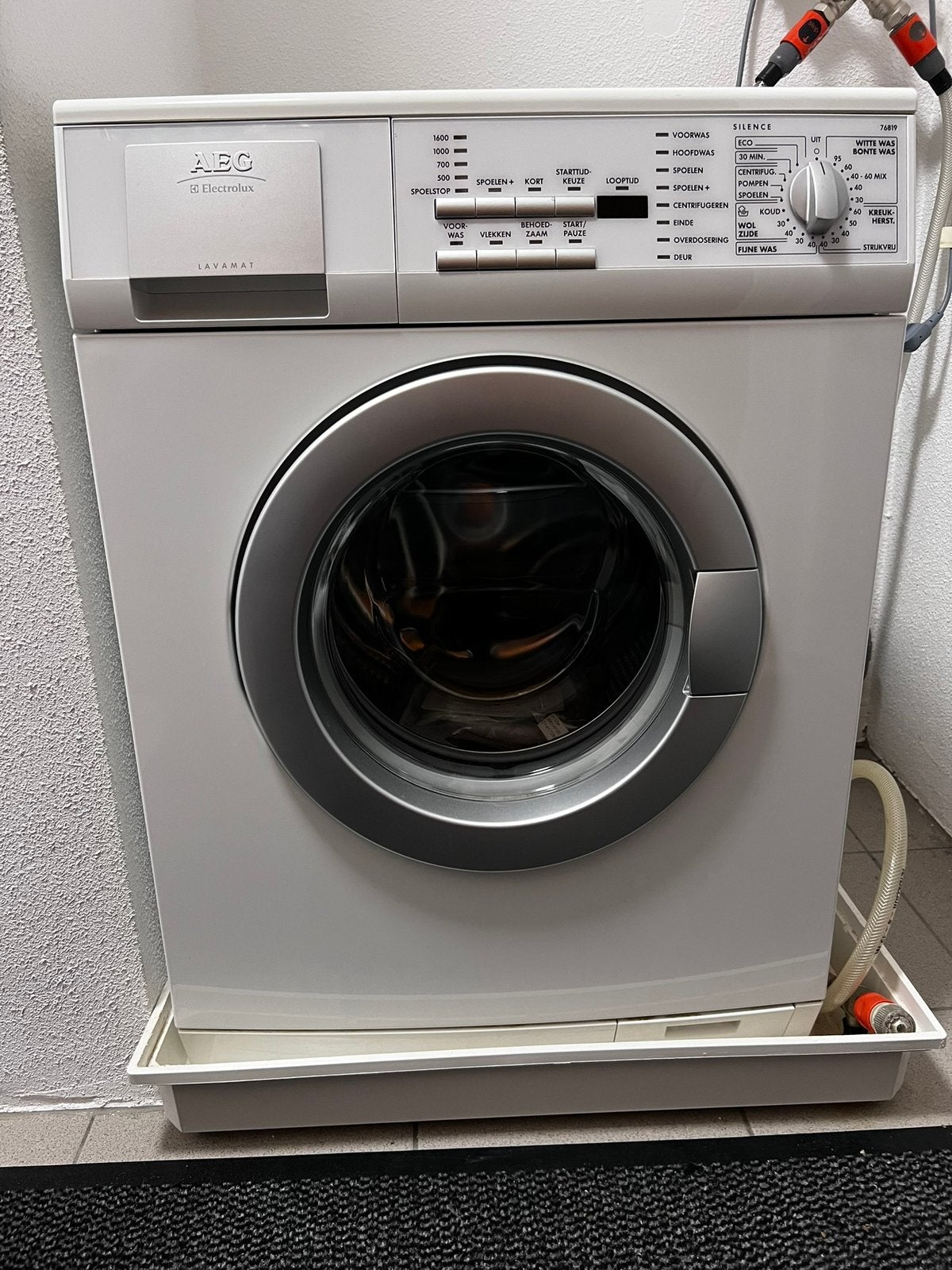 AEG 76819 wasmachine 7kg 1600t, Ophalen, Zo goed als nieuw, 85 tot 90 cm, 1200 tot 1600 toeren
