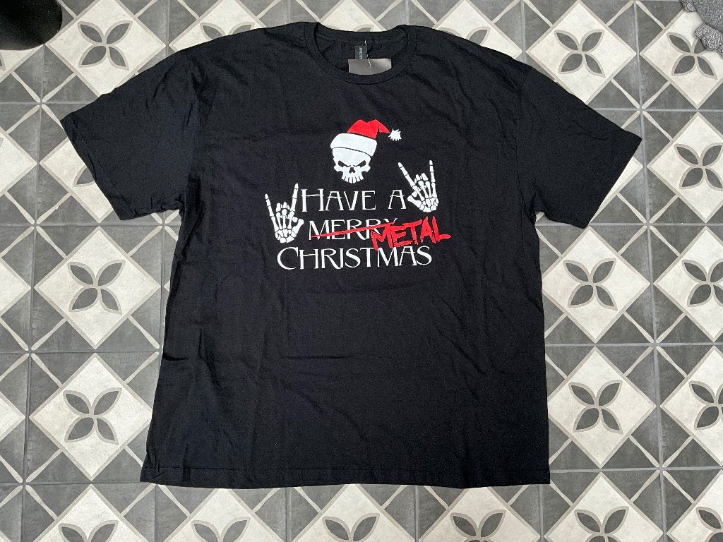 Gaaf shirt Have A Metal Christmas Maat XXL, Nieuw, Ophalen of Verzenden, Gaaf shirt Have A Metal Christmas Maat XXL, REGINA