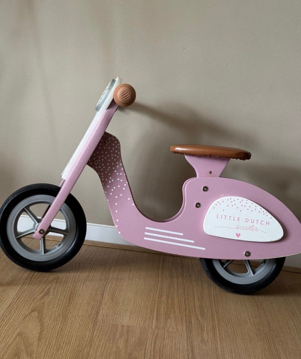 Little Dutch Loopscooter - Roze, Ophalen, Zo goed als nieuw, Loopfiets