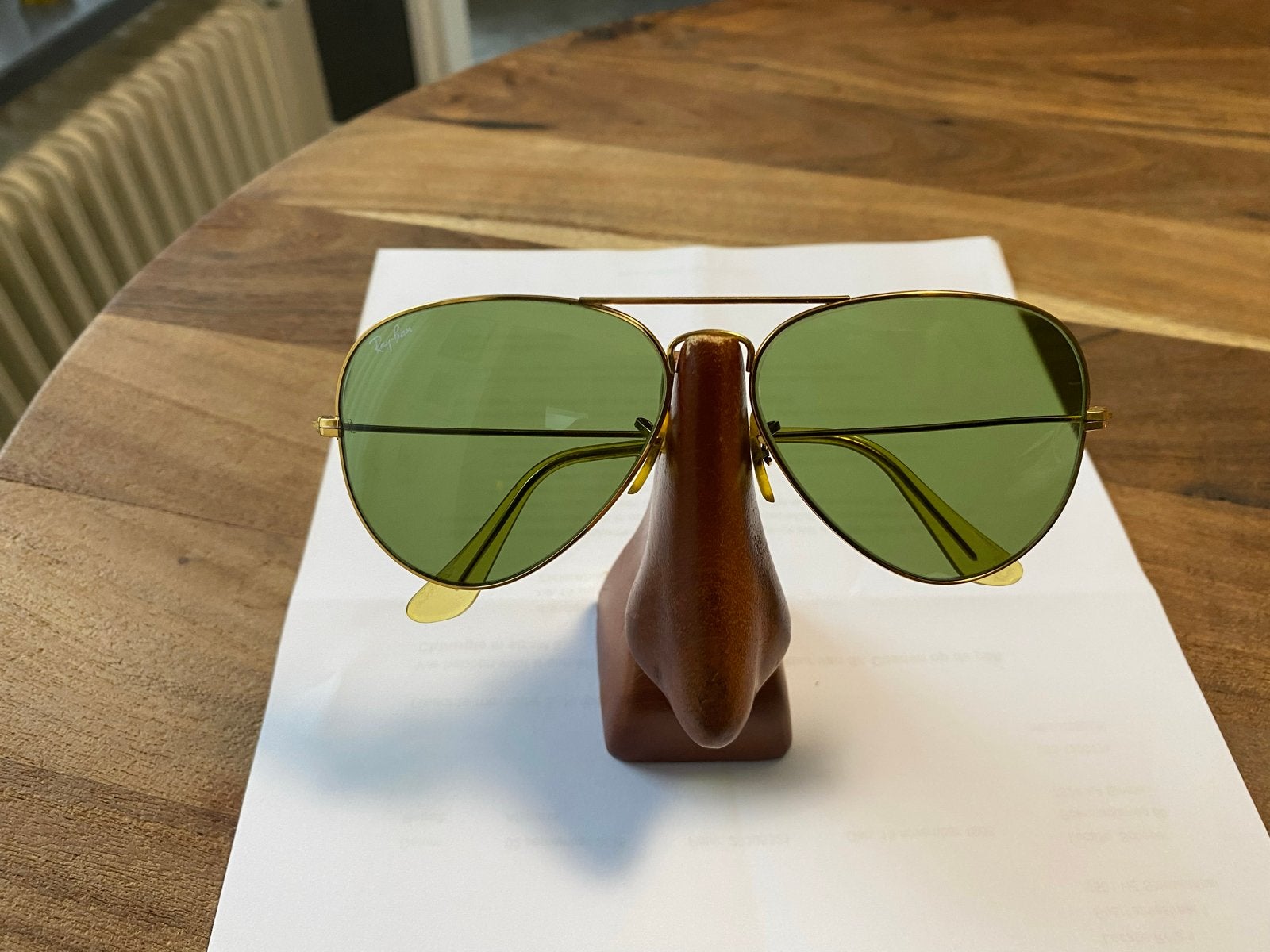 Vintage Ray-Ban Aviator B&L USA Jaren '80 Krasvrij Nieuwstaa, Sieraden, Tassen en Uiterlijk, Zonnebril, Ophalen of Verzenden, Zo goed als nieuw
