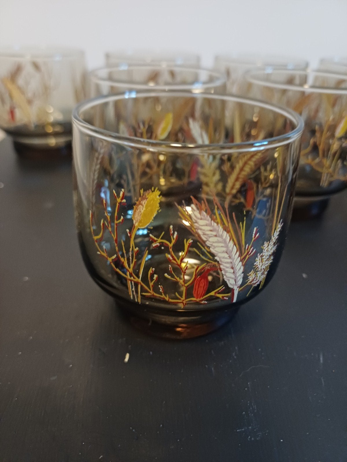 Set van 8 Vintage  Luminarc Tivoli rookglas drinkglas, Huis en Inrichting, Keuken | Servies, Glas of Glazen, Gebruikt, Vintage
