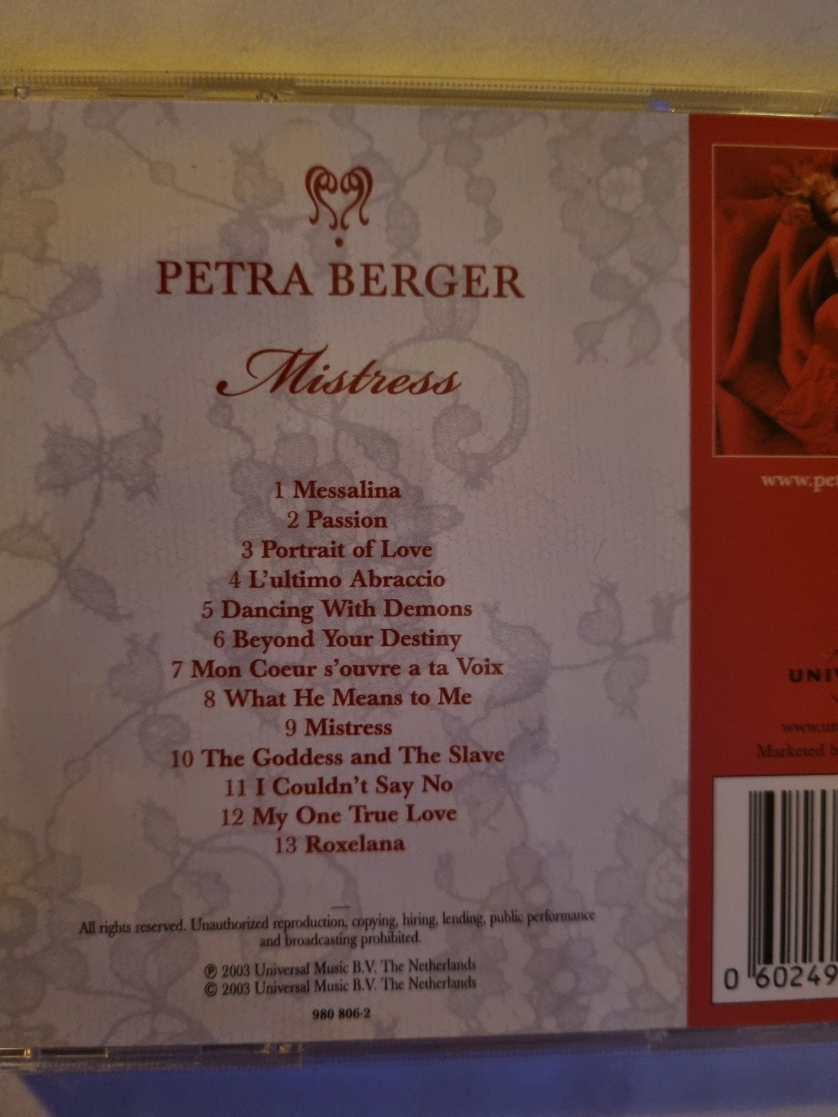 PETRA BERGER - 3 cd's - vanaf 2€, Ophalen of Verzenden, Gebruikt
