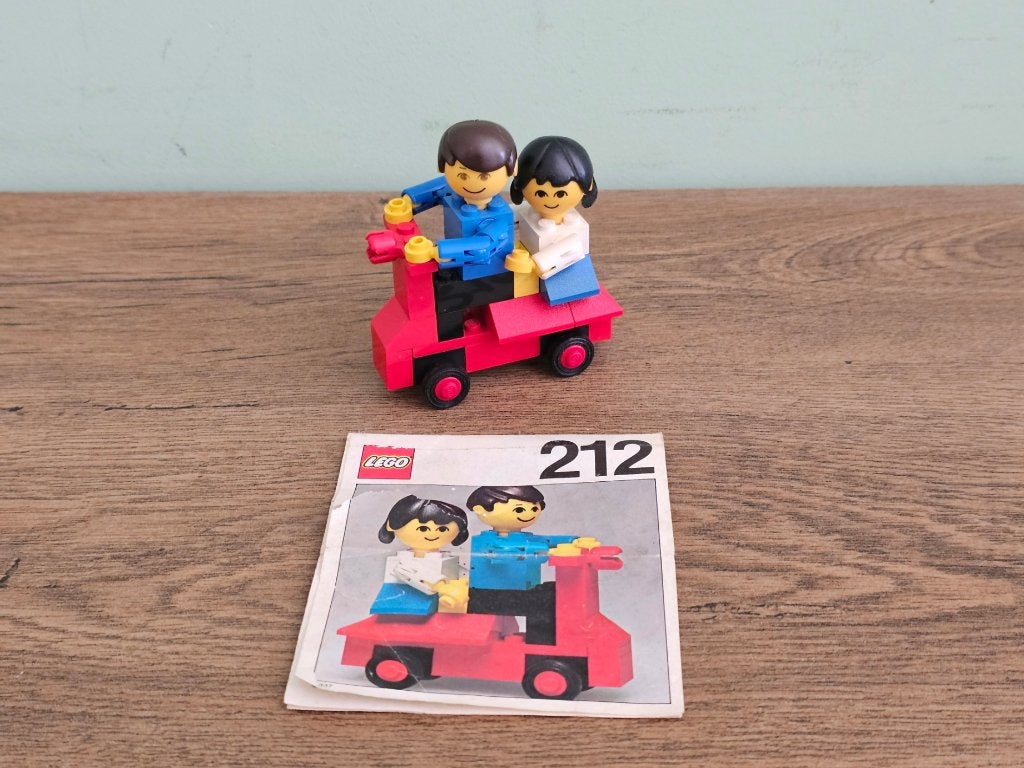 LEGO 1970 212 - Scooter, Compleet, Gebruikt, Lego, Ophalen of Verzenden