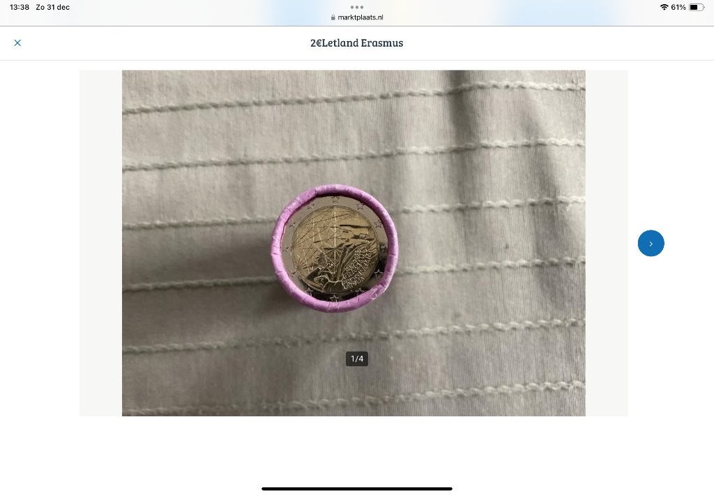 Zichtrol 2€ Letland, Ophalen of Verzenden, Overige landen, 2 euro, Setje