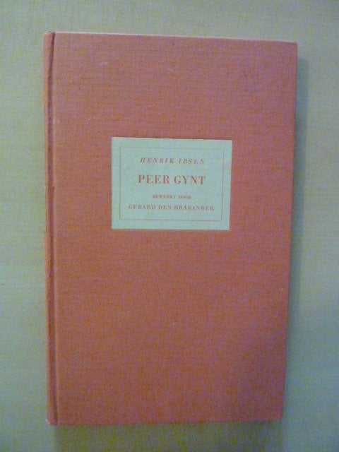 Henrik Ibsen - Peer Gynt, Boeken, Verzenden, Zo goed als nieuw, Cabaret