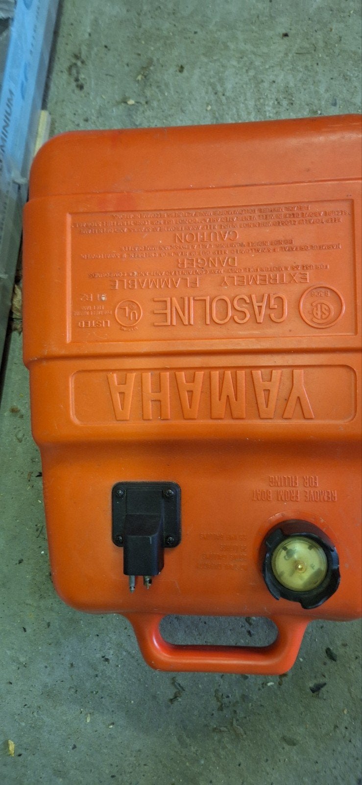 Originele Yamaha brandstoftank 25 liter incl. slang, Watersport en Boten, Accessoires en Onderhoud, Ophalen, Gebruikt, Motor en Techniek