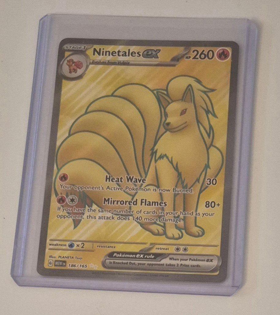 Ninetales EX !, Ophalen of Verzenden, Zo goed als nieuw