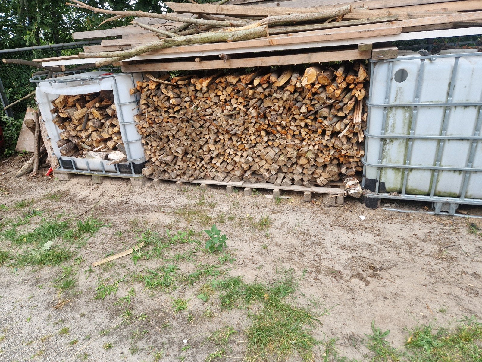 Gekloofd en gedroogd gemixt brandhout!!, Tuin en Terras, Haardhout, Minder dan 3 m³, Ophalen