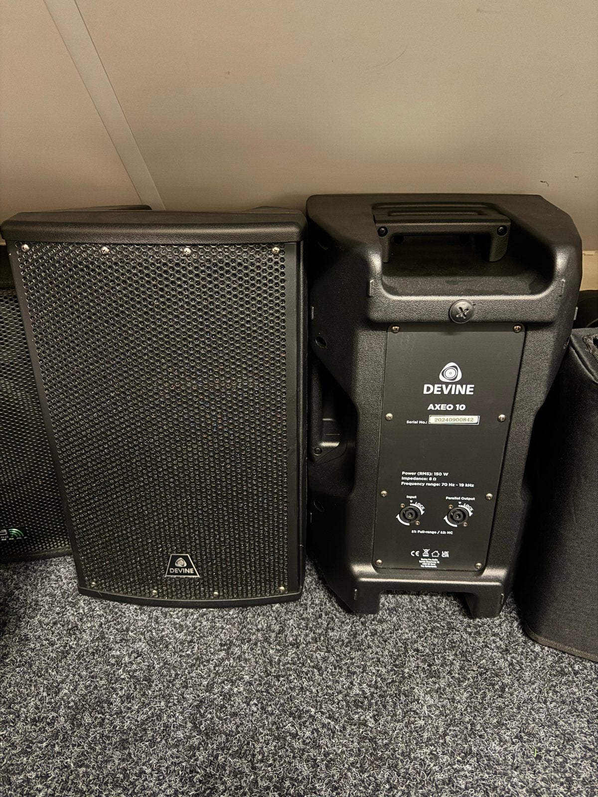 Devine Axeo 10 Speakerset - Nieuw!, Speakerset, Nieuw, Ophalen, 150 watt of meer