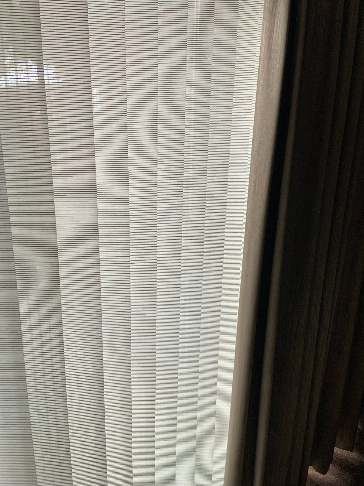 Nieuwe verticale jaloezieën, beige, 347 cm breed, 230,5 cm h, Ophalen, Jaloezie, Overige merken, Beige