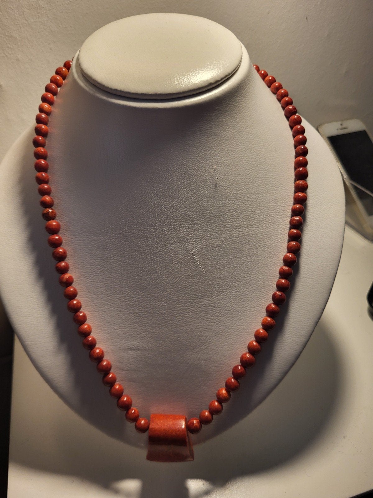 Prachtige koraal ketting met unieke hanger, Met hanger, Gebruikt, Ophalen of Verzenden, Steen of Mineraal