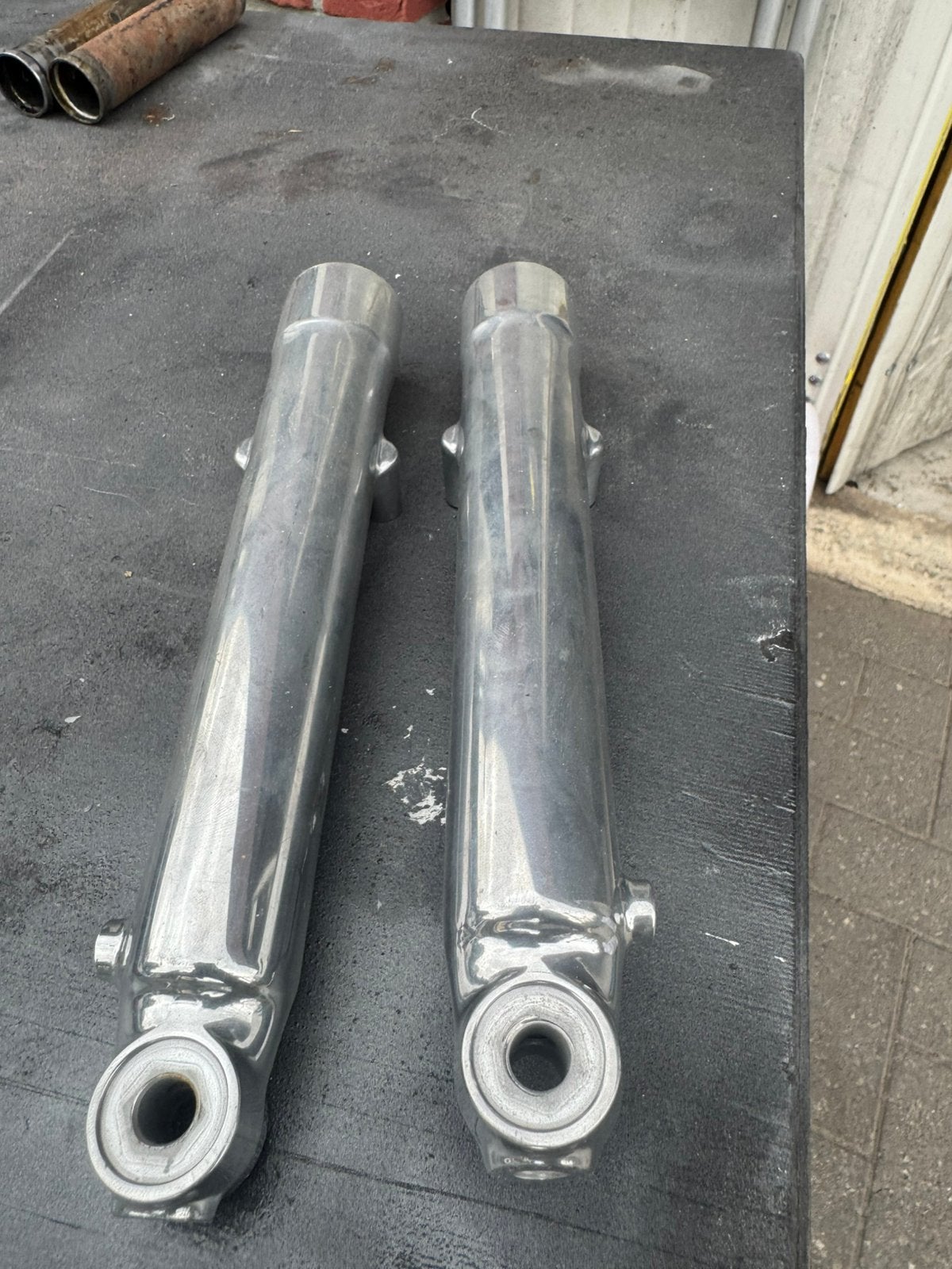 Verchroomde voorvorkpoten honda ss50m  of k0, Ophalen, Zo goed als nieuw, Overige merken