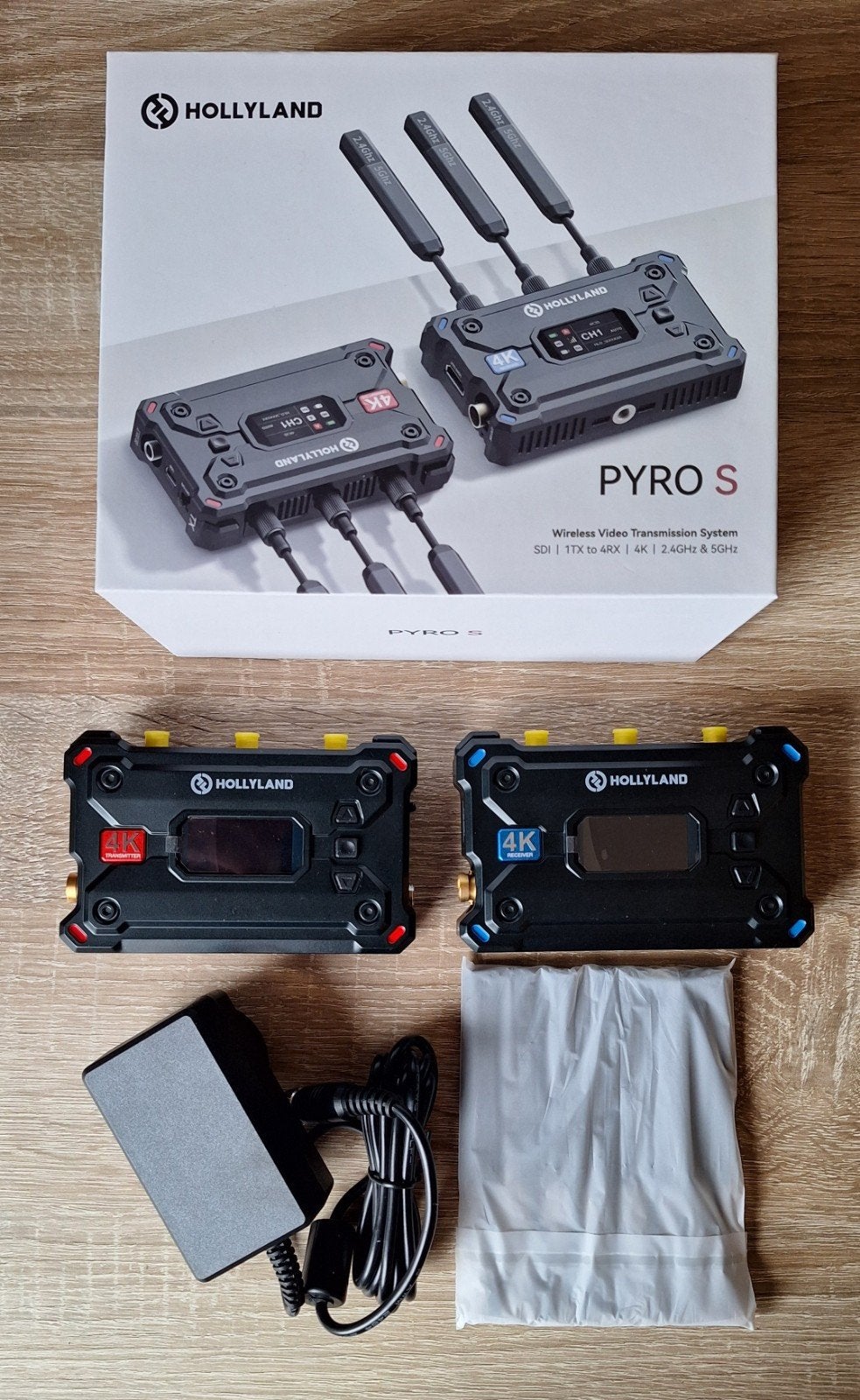 Hollyland Pyro S 4K zender & ontvanger 400 meter SDI en HDMI, Ophalen, Nieuw, Video